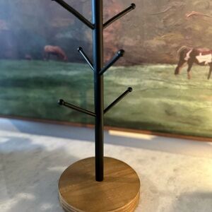 Kirklands Natural Wood  Cup Stand